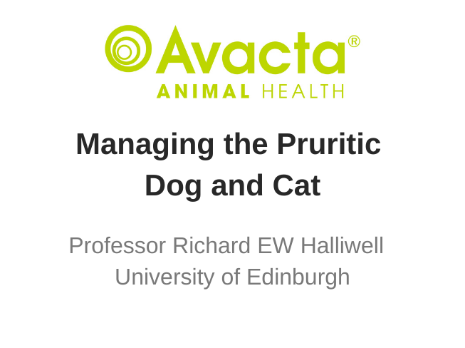 Managing the Pruritic Dog and Cat