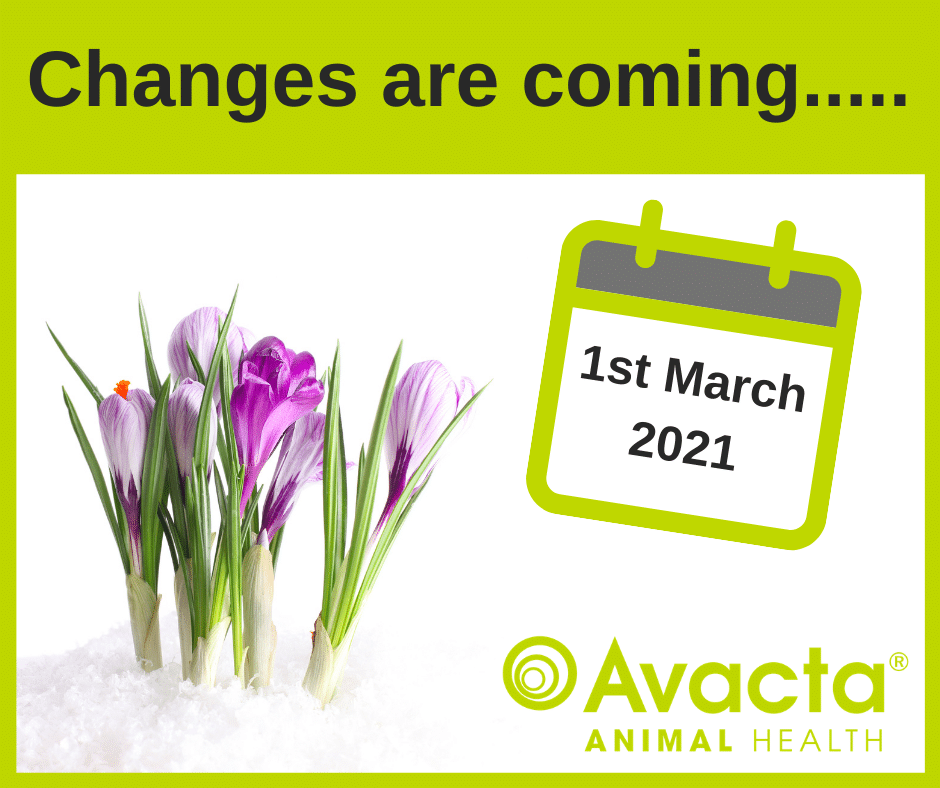Changes are Coming - 1st March 2021