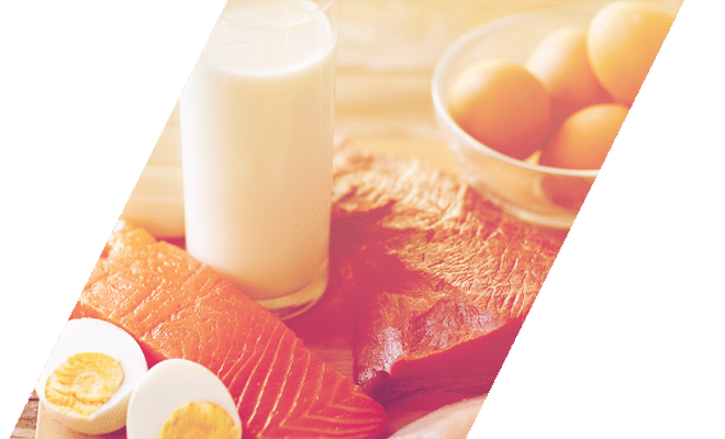 Food allergens can include salmon, milk and eggs